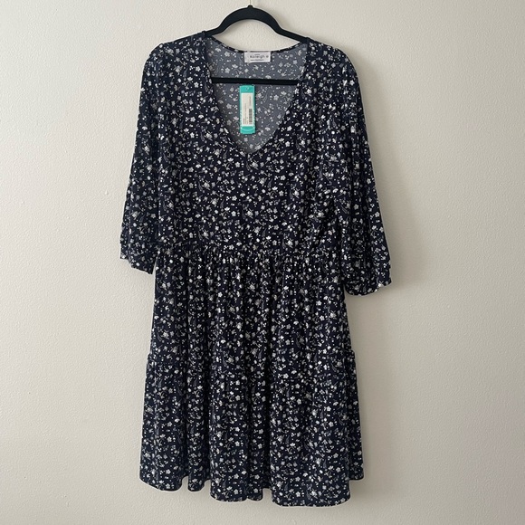 Kaileigh Dresses Nwt Kaileigh Stitch Fix Magdalena Knit Tiered